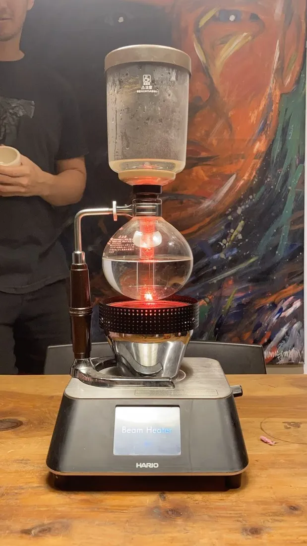 Syphon Hario encendido